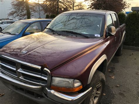 2003 Dodge Dakota 4dr Pu Red Vin 1d7hg48n43s189398