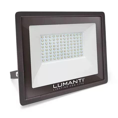 Foco LED inteligente de 100 W IP66 bivolt blanco frío 20 5 x 16 cm