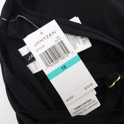 Jantzen Lingerie Mio One Piece Swimsuit Size Black OneClick Warehouse