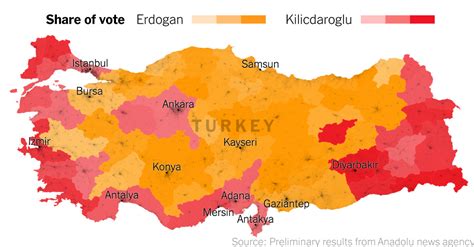 Turkey Election Maps Why Erdogan Is Headed For A Runoff The New York