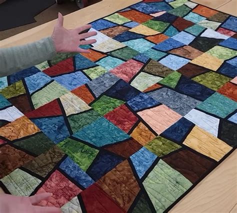 Donna S Easy Mosaic Quilt Tutorial With Free Pattern