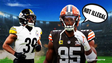 Browns Myles Garrett Defends Steelers Minkah Fitzpatrick