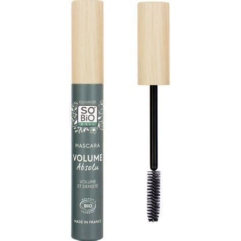 So Bio Tic Mascara Density And Volume Black Natural Makeup De