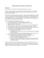 CSIS 408 Assignment 2 Instructions Docx PROGRAMMING ASSIGNMENT 2