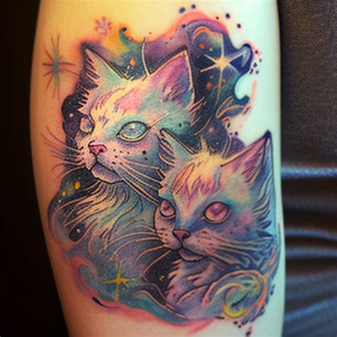 51 Two Cat Tattoo Ideas