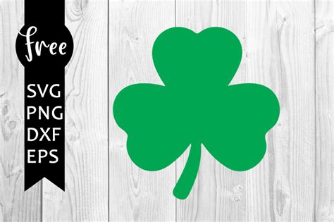 Saint Patricks Day Svg Free Clover Svg Shamrock Svg Digital Download