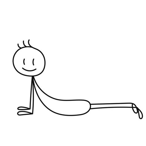 A Man Doing Yoga Stick Man Stock Vectors And Vector Art Shutterstock