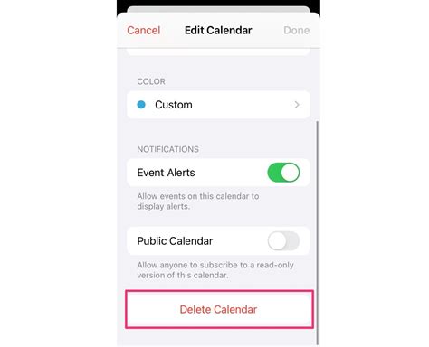 How To Delete A Calendar On Iphone Citizenside