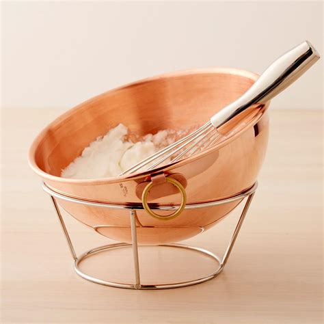 Mauviel Copper Beating Bowl With Loop Handle Williams Sonoma Au