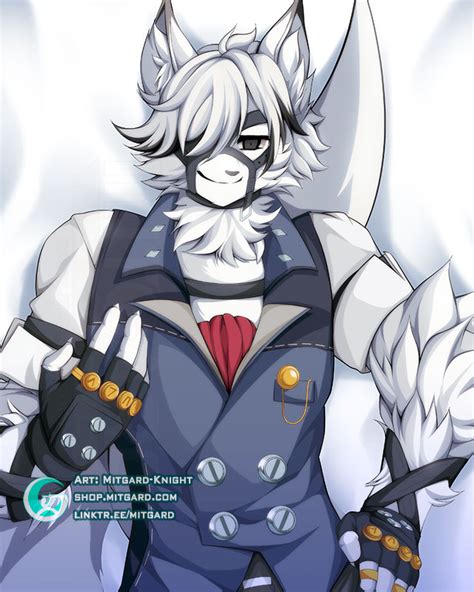 Rule 34 Anthro Bodypillow Butler Canid Canine Canis Dakimakura Fanart