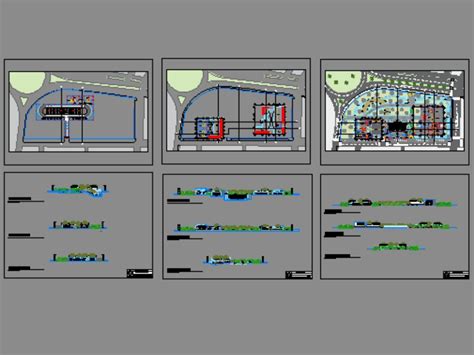 Parque Biblioteca En Tacna En Autocad Cad Mb Bibliocad