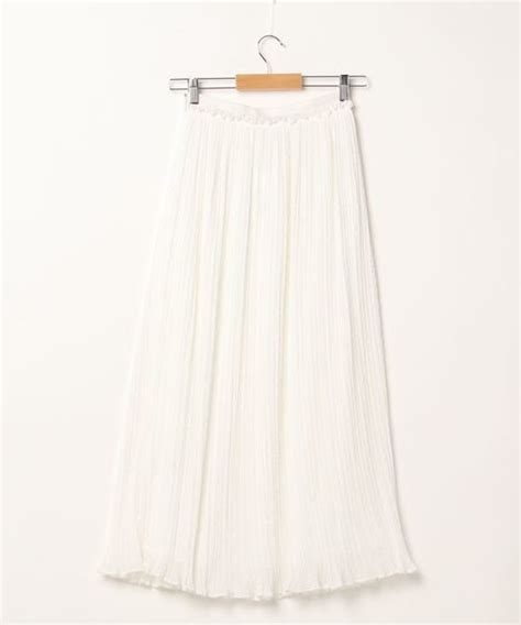 Clane（クラネ）の「dot Jacquard Pleat Skirt（スカート）」 Wear