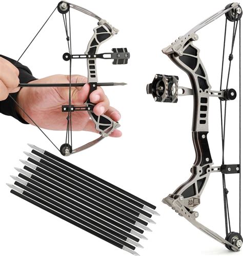 ZSHJGJR 9 5 Mini Compound Bow And Arrows Set For Target Shooting