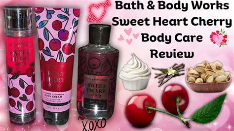 Review New Sweet Heart Cherry Body Care Layering Combinations