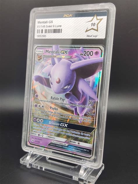 Carte Pokemon Noctali Gx Neuf Pca Soleil Et Lune Ebay