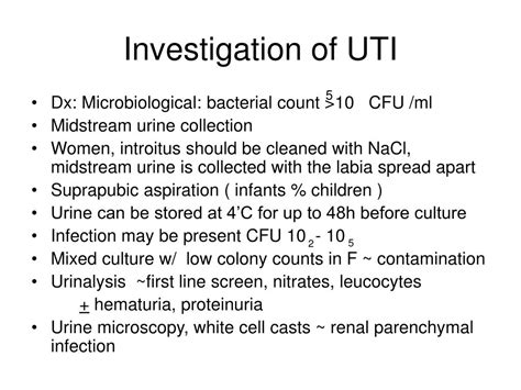 Ppt Urinary Tract Structure And Infection Powerpoint Presentation Id