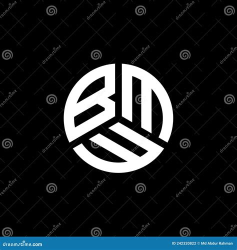 Bmw Letter Logo Design On White Background Bmw Creative Initials