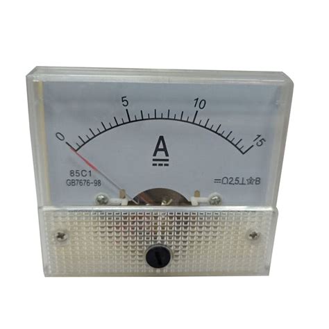 Dc A Dc Voltmeter Pointer Head Analog Panel Meter Walmart