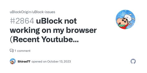 uBlock not working on my browser (Recent Youtube Update) · Issue #2864 ...