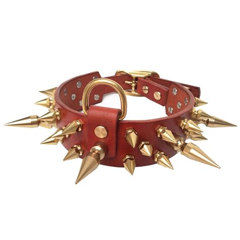 Large Spiked Dog Collar - Spike Dog Collars