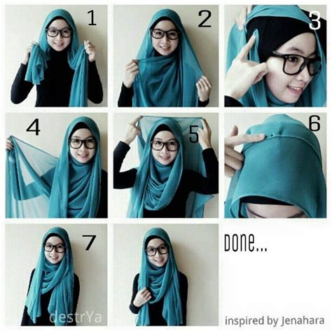 Cara Memakai Hijab Pashmina Simple Baju Mewah