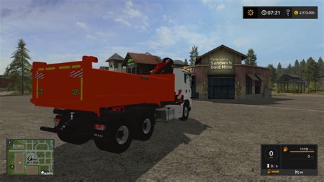 Man Crane Tipper Tpm Version V Fs Farming Simulator Mod