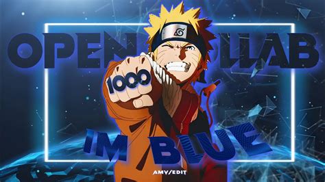 Kenzo Open Collab Im Blue Naruto Amvedit Tysm For 1k Subs ️🎊