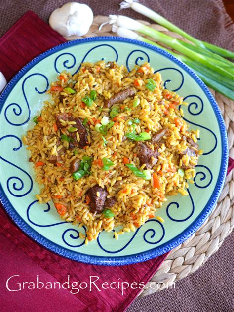 Plov-Uzbek Rice Pilaf Recipe – Grabandgorecipes