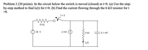 Solved Problem 2 30 Points In The Circuit Below The