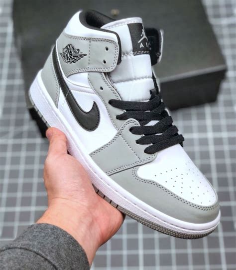 Air Jordan Mid Light Smoke Grey Bwreps