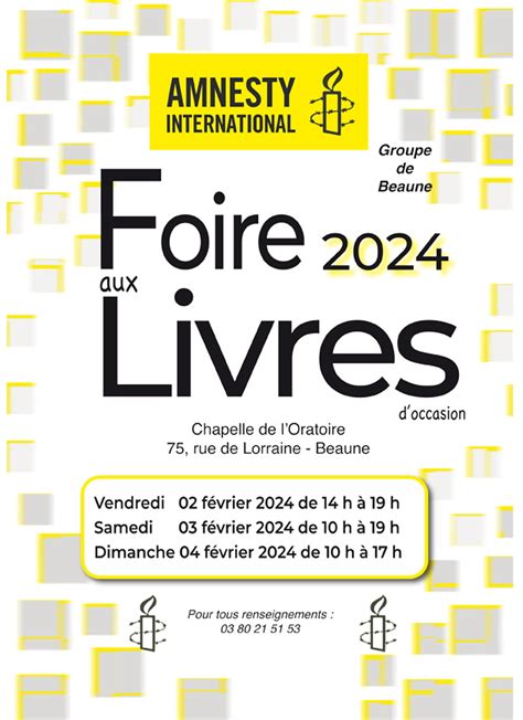 Beaune Foire Aux Livres D Amnesty International Des Livres Pour Une