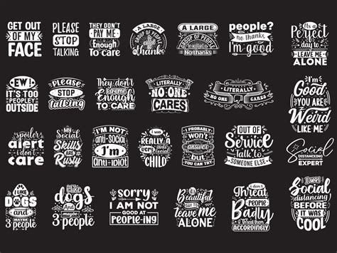 Antisocial Svg Typography Quote Lettering For T Shirt By Amdesk On Dribbble