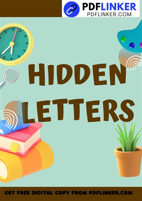 Hidden Letters - Free Printable Worksheets- Download Pdf