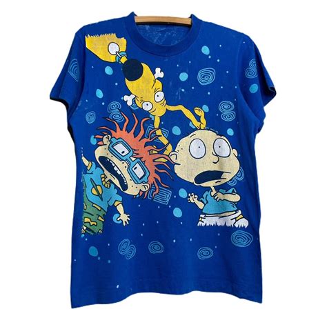 Vintage 90s Rugrats Nickelodeon Tv Show Promo Shirt Gem