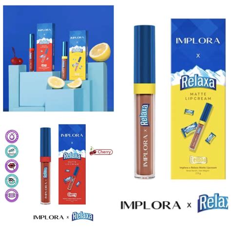 Jual Implora X Relaxa Matte Lipcream Shopee Indonesia