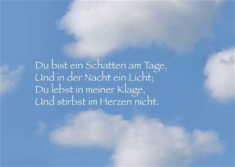 Kondolenz Karte Mit Wolken Motiv Und Beileids Spruch Auch Zum Direkt