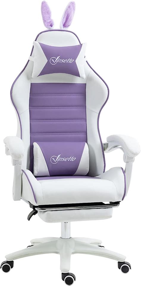 Vinsetto Racing Gaming Chair Reclining Pu Leather Computer Chair With