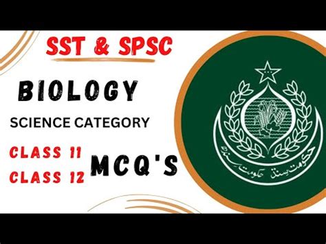 Biology Most Repeated Mcq S Sst Test Preparation Science Category