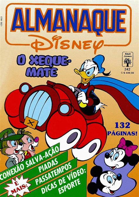 PR Gibis Antigos Almanaque Disney Nº 242 Julho 1991 Ed Abril