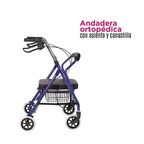 Andadera Rollator Liberty Azul Rehav