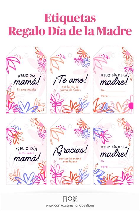 Etiquetas imprimibles del Día de la Madre in 2024 Mother s day cards