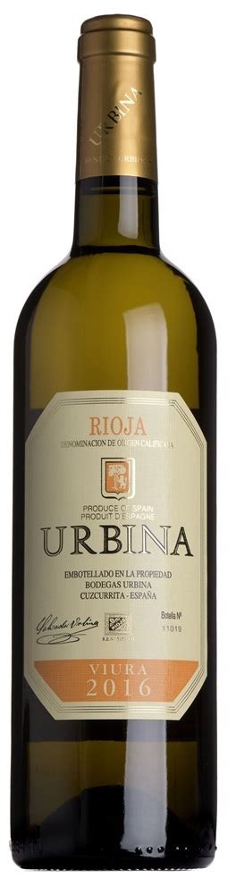 2016 Rioja Blanco Crianza Bodegas Urbina Mr Wheeler Wine