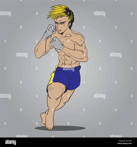 Art Of Kicking And Punching Stock Vector Images Alamy