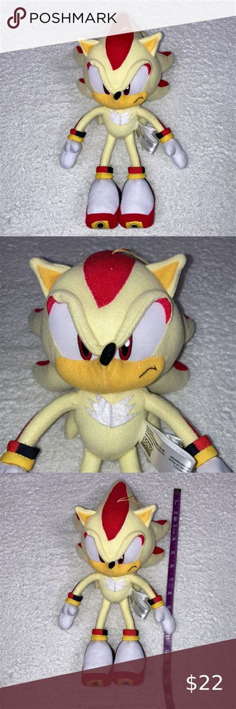 Sonic the hedgehog super shadow plush | Super shadow, Sonic the ...