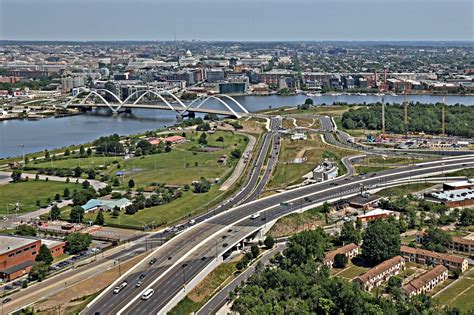 The New Frederick Douglass Memorial Bridge And Suitland Parkway I 295