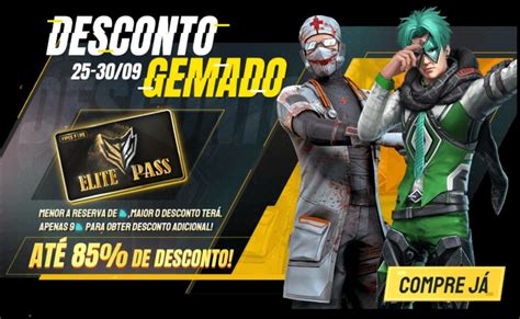 Free Fire Passe De Elite De Setembro Desconto Neste S Bado Free