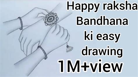 How To Draw Raksha Bandhan For Beginners With Pencil Sketch Artistuttamsingh Youtube