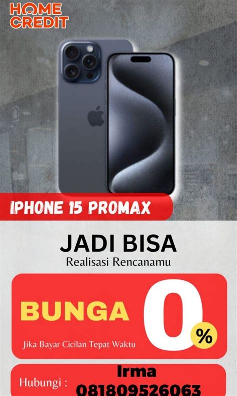 Cicilan Iphone Promax Bunga Bisa Dan Free Angsuran Telepon