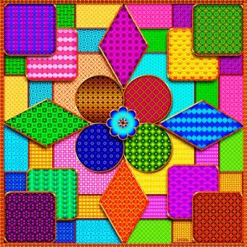 Solve коллаж jigsaw puzzle online with 100 pieces