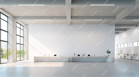 Premium AI Image | modern office building interior